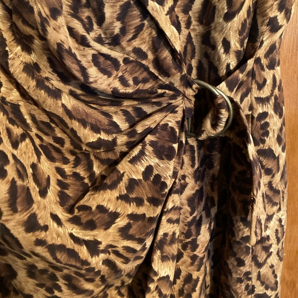 Emmanuel Ungaro dress vintage 80s leopard - Picture 2 of 4